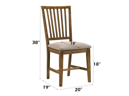 Wallace II - 5 Pieces Dining Room Set - Oak
