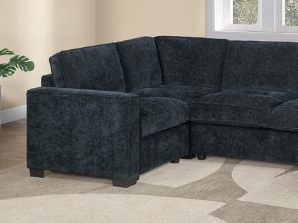 Sectional With RAF Chaise, Armless Loveseat & LAF 1 Arm Chair