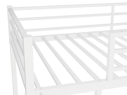 Bunk Bed With Noise Reduction And Safety Guardrail