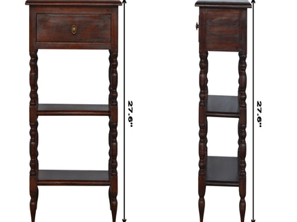 Turned Legs Side Table