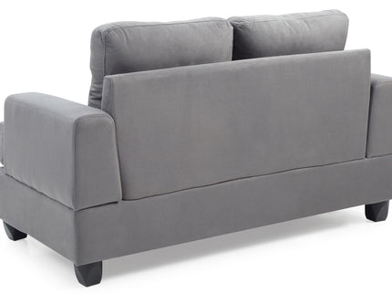 Stylish Transitional Loveseat For Two