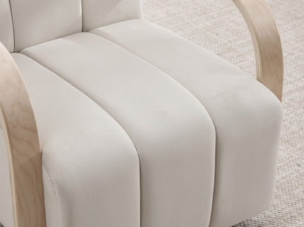 360° Swivel Accent Chair With Armrests