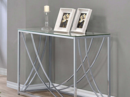 Kempton - Console Table - Chrome