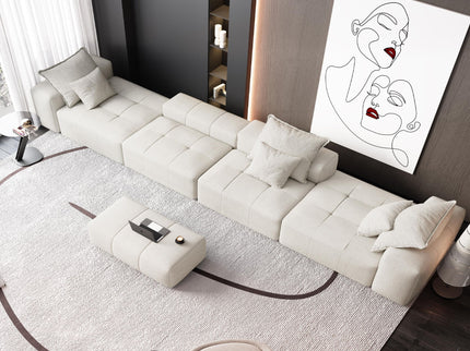 Modern Oversized Diy Combination Modular Sectional Sofa With Pillows