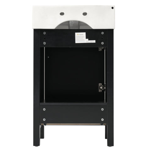 Bathroom Vanity With Sink, Frame And Drawer