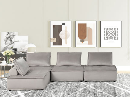 Anna - Stylish Sectional Sofa Ottoman