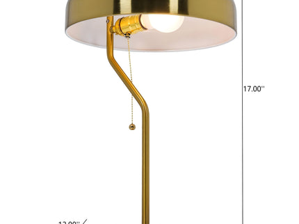Bedside Nightstand Table Lamp - Gold