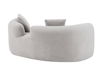 Modern Curved Loveseat