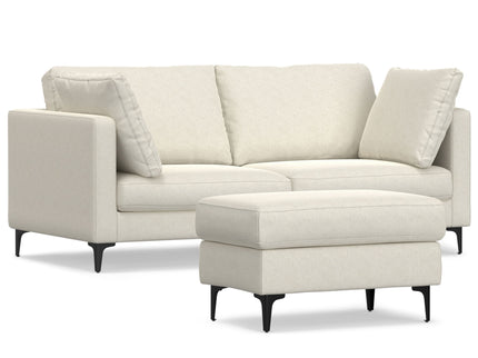 Ava - Mid Century Sofa With Ottoman Set