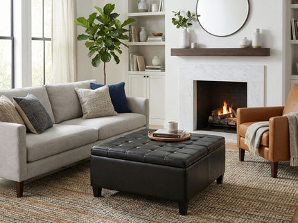 Harrison - Large Coffee Table Storage Ottoman