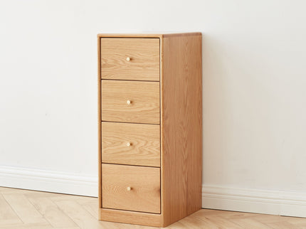 Free-Standing Corner Storage Cabinet For Living Room