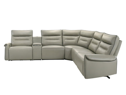 Jayke - Power Motion Sectional Sofa - Light Gray