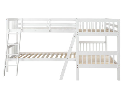 L Shaped Bunk Bed With Ladder