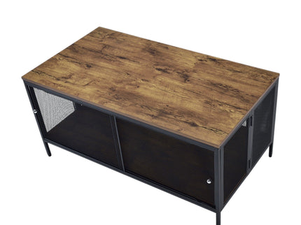 Winam - Coffee Table - Antique Oak / Black