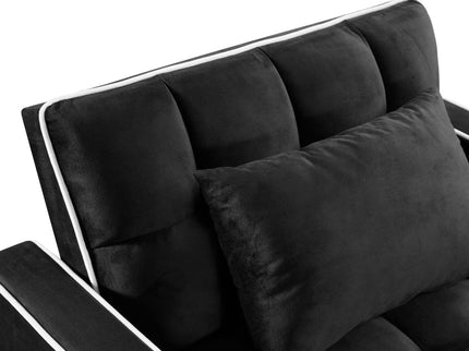 Convertible Sleeper Chair Sofa Bed Adjustable Pull Out Sleeper Chair Bed Multi-Pockets Folding Sofa Bed For Living Room Bedroom Small Space, 3 In 1 Sofa Bed