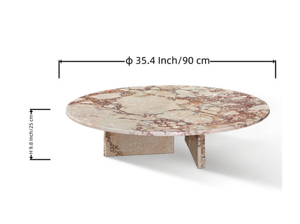 Luxury Coffee Table With Unique Veining, Unique Stone Design