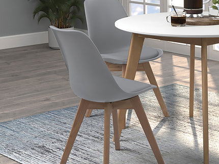 Elegant Padded Side Chair (Set Of 2)