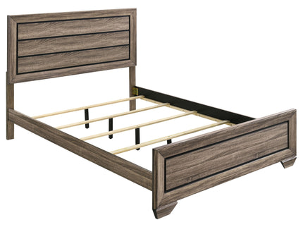 Oatfield - Queen Panel Bed - Brown