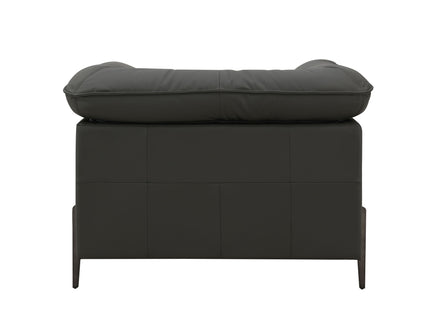 Tadi - Top Grain Leather Chair - Black