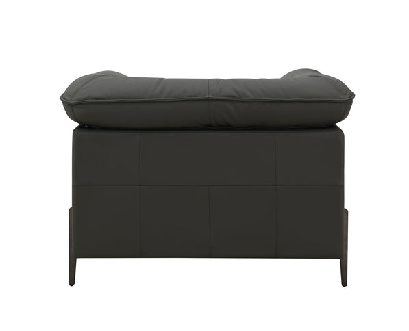 Tadi - Top Grain Leather Chair - Black
