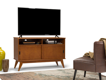 Draper - Handcrafted Mid Century Low TV Media Stand