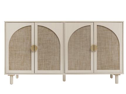 4 Door Cabinet, Customizable Storage System