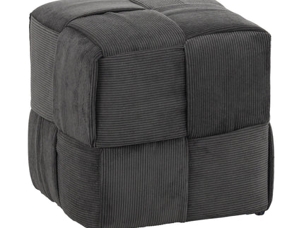 Modern Ottoman Foot Rest With Woven Design