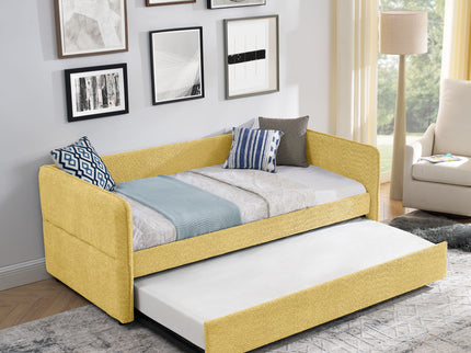 Upholstered Daybed With Pop Up Trundle