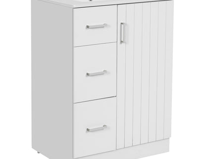 Bathroom Vanity With Under Mount Sink, 2 Drawers And Soft Closing Door