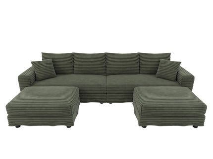 Modern Comfy Upholstered Sofa Cloud Couch & Deep Seat Couches