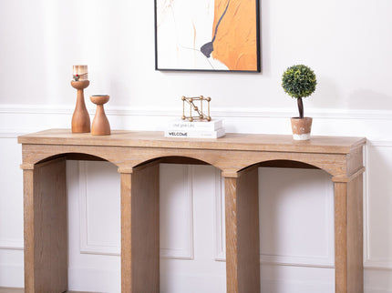Archway Console Table - Antique Natural / Light Natural / Natural