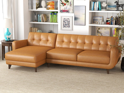 Allison - Mid-Century Modern Sectional Sofa Chaise