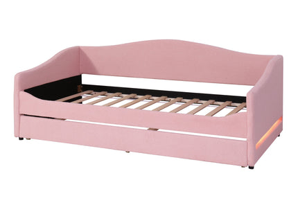 Design Upholstered Daybed With Light And Trundle