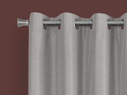 2 Pieces Set, Curtain Panel, Room Darkening, Grommet, Contemporary & Modern