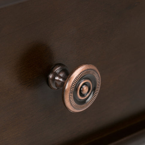 Carlton - Home Office Desk - Dark Tobacco Brown