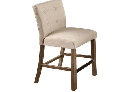 Upholstered Counter Dining Chair (Set of 2) - Light Gray