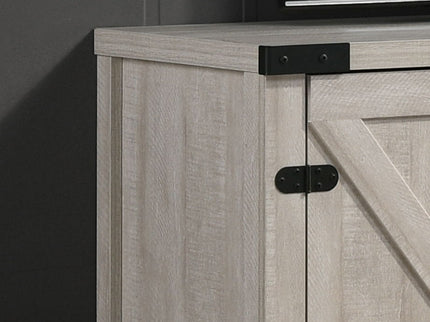 Salma - 58" Wide TV Stand With 2 Open Shelves And 2 Cabinets