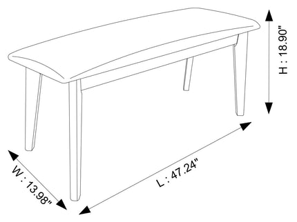 Carlos - Upholstered Bench