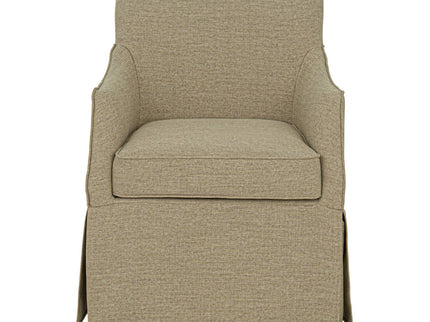 London - Upholstered Skirted Dining Arm Chair