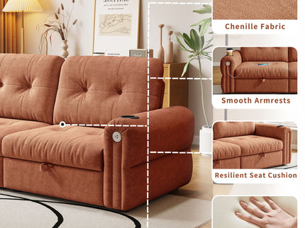 Cloud Like Convertible Sofa Bed With For Living Room
