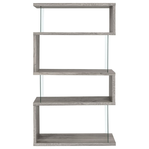 Elias - 4 Shelf Bookshelf With Zigzag Design