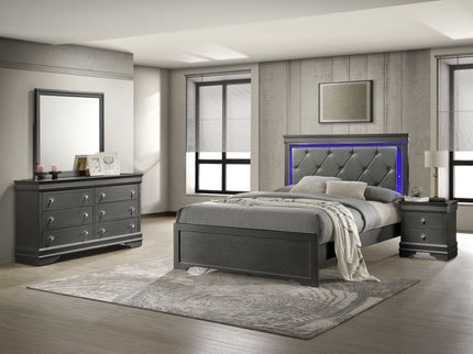 Blaze - Bedroom Set With LED Headboard