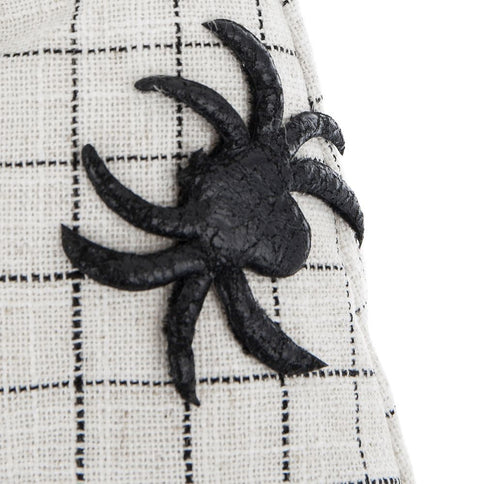Sitting Gnome With Hat Spider, For Halloween Decor