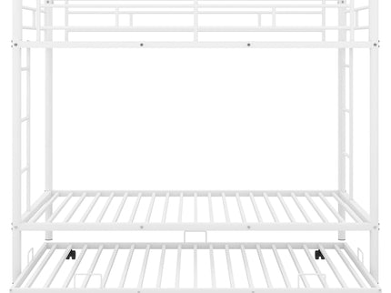 Twin Over Twin Bunk Bed With Trundle