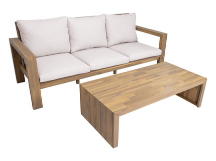 3 Seater Patio Set, Outdoor Sofa & Coffee Table Set