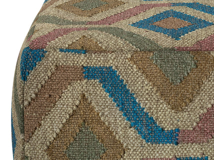 Johanna - Handcrafted Square Pouf
