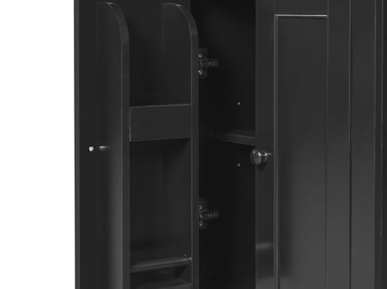 Bathroom Storage Cabinet, Adjustable Shelves & Drawer, Freestanding Tower