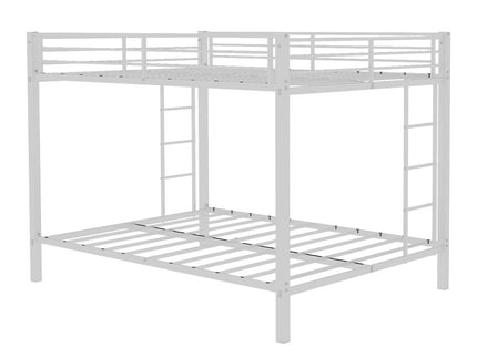 Bunk Bed For Kids, Convertible Frame With Ladders & Guardrail