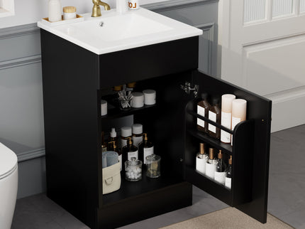 Bathroom Vanity With Sink, Cabinet With Adjustable Shelf