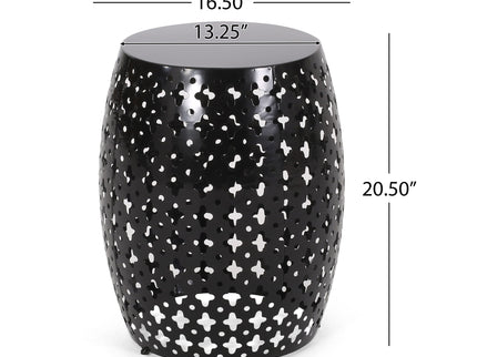 Modern Design, Metal End Table, Large